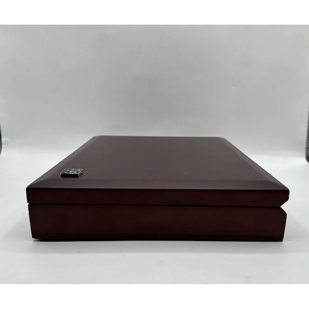 Wusthof Wooden Box Case Storage Organizer‎ for Knives or Utensils Cherry Finish